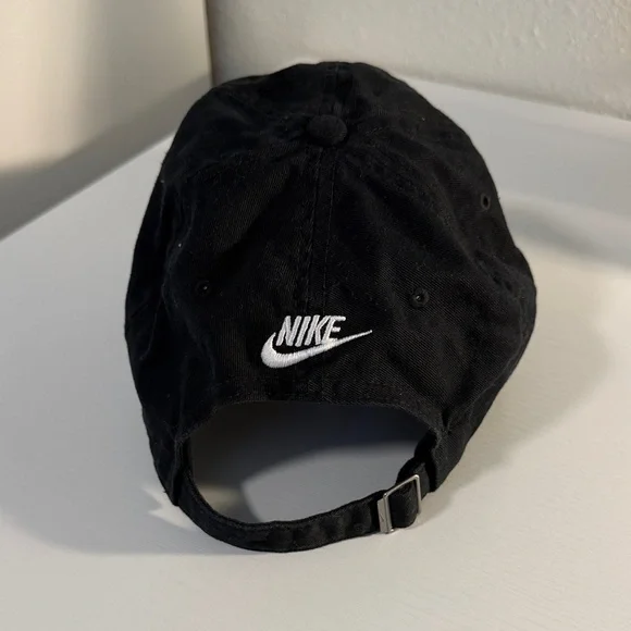 Nike Black Just Do It Cap with White Embroidery OS - Picture 4 of 6
